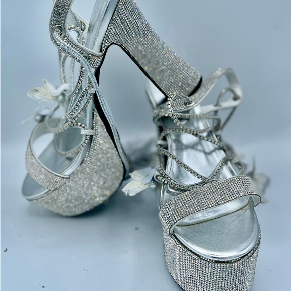 BN Dolls Kill Pixie Queen Lace Up Heel Size 10 - Picture 8 of 16